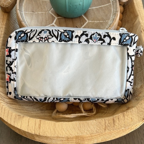 Vera Bradley Blue and Pink Floral Wallet - Picture 2 of 5